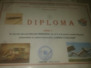 diploma poezie Fernando