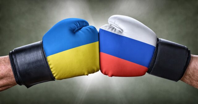 boxing match - ukraine against russia